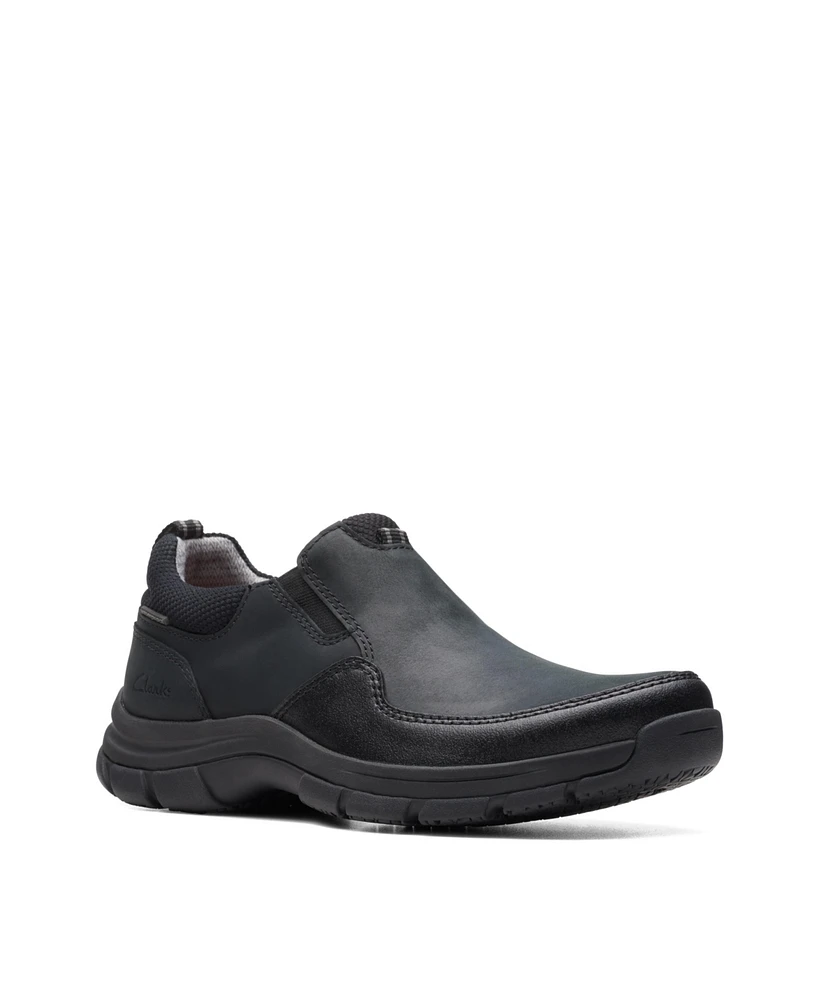 Clarks Men's Collection Walpath Step Leather Slip On Shoes