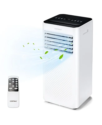8000 Btu Portable Air Conditioner 4-in-1 Ac Unit with Cool Fan Dehum Sleep Mode