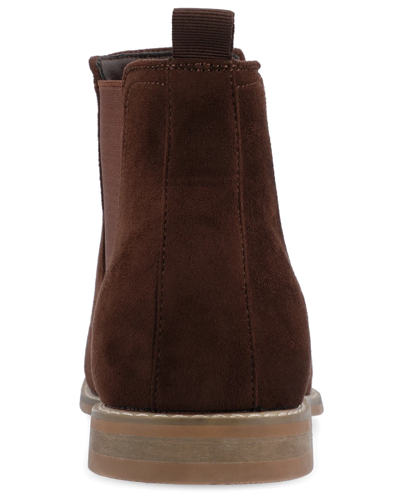 Vance Co. Men's Marshall Tru Comfort Foam Pull-On Round Toe Chelsea Boots