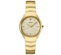 Seiko Women's Essentials Gold-Tone Stainless Steel Bracelet Watch 30mm