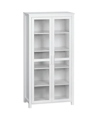 Homcom Kitchen Cupboard, 5-tier Storage Cabinet with Adjustable Shelves,