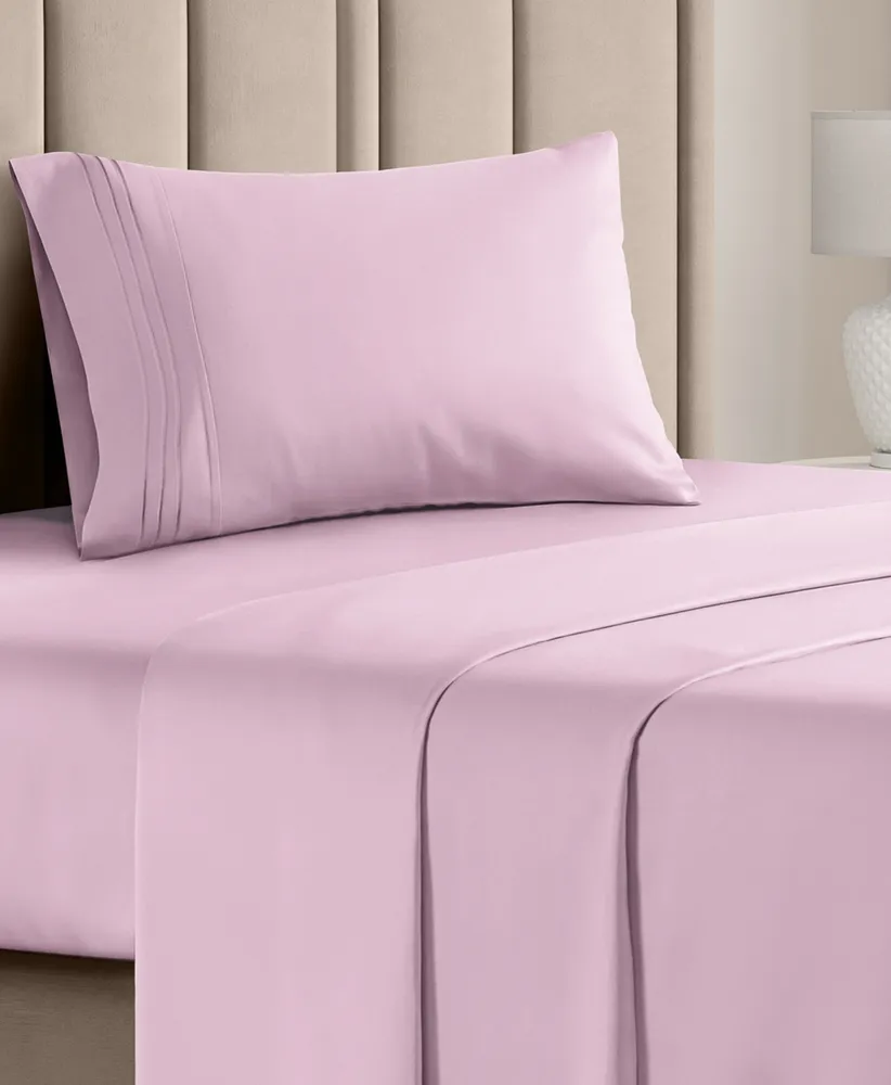 Piece Deep Pocket Microfiber (Muted, Vibrant, Heathered) Sheet Set