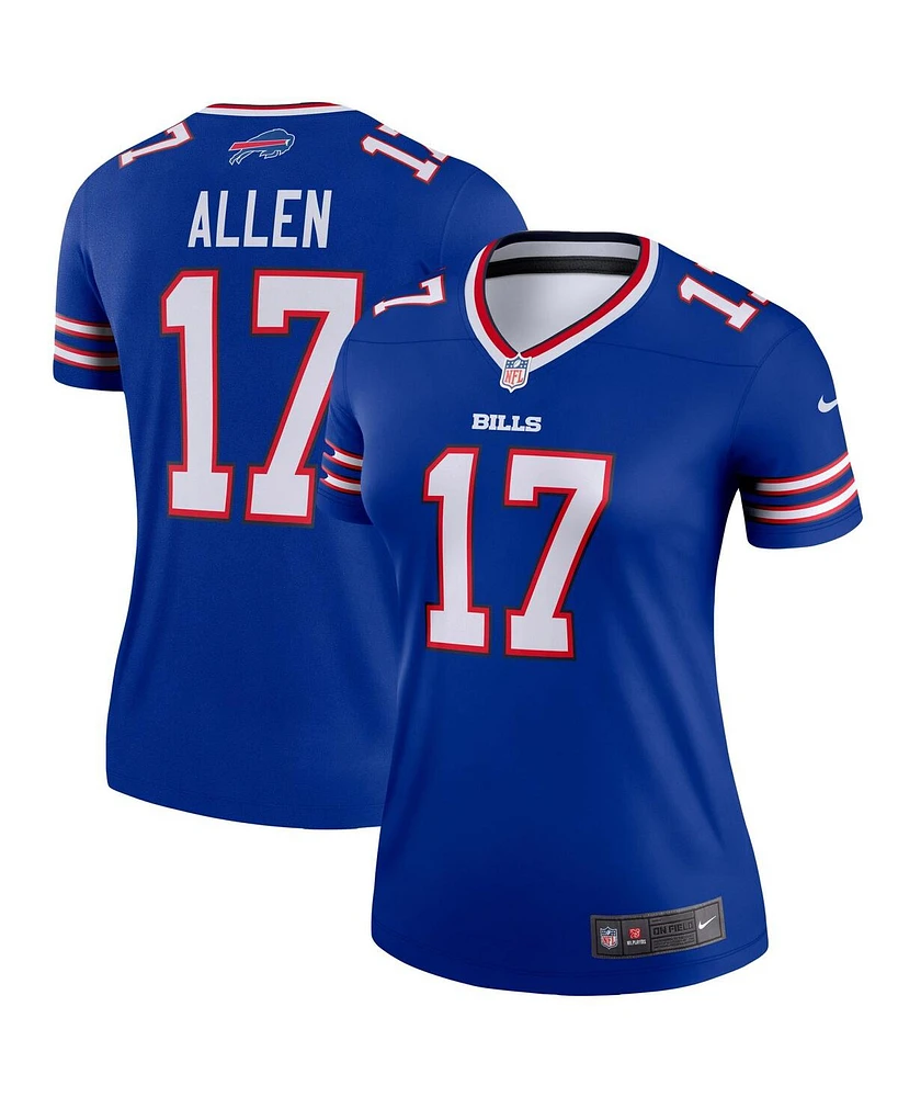 Women's Josh Allen Buffalo Bills Color Rush Legend Player Jersey
