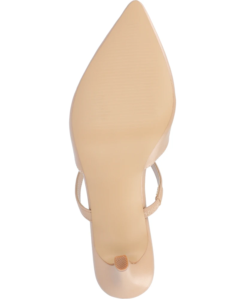 Journee Collection Women's Yvon Pointed Toe Slip On Pumps