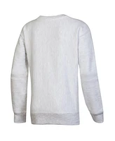Big Boys Champion Heather Gray Michigan State Spartans Reverse Weave Pullover Sweatshirt
