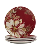 Certified International Winters Joy 11" Dinner Plates Set of 4