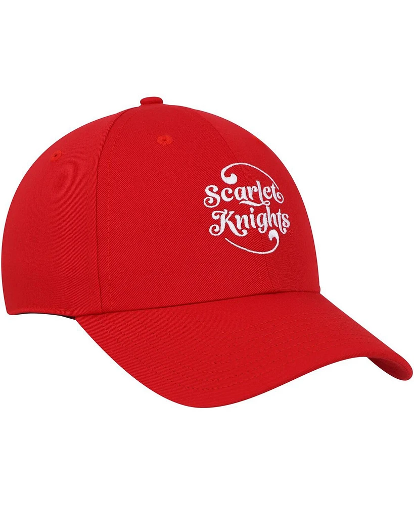 Men's adidas Scarlet Rutgers Scarlet Knights Slouch Adjustable Hat