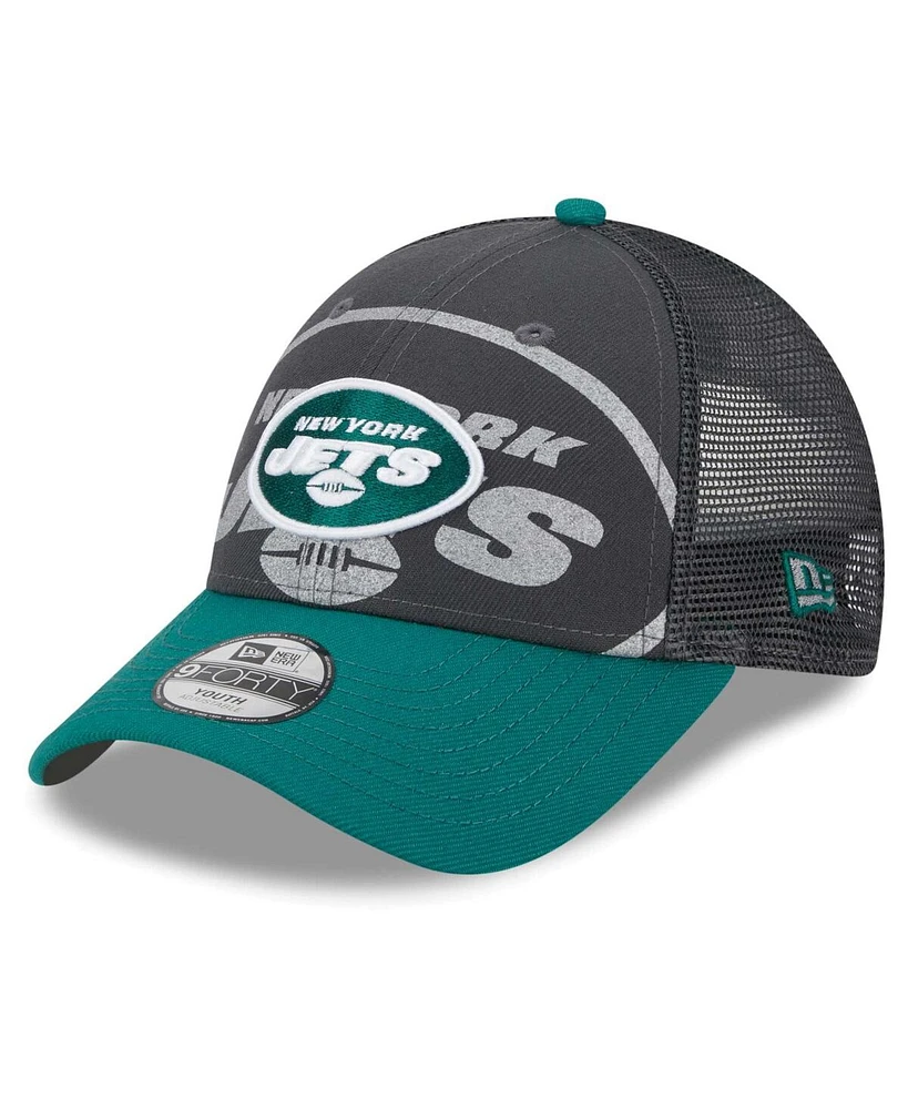 Preschool Boys and Girls New Era Graphite