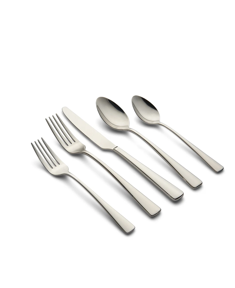 Cambridge Silversmiths Cerys Mirror 20 Piece 18/10 Stainless Steel Flatware Set, Service for 4