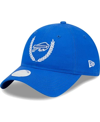 Women's New Era Royal Buffalo Bills Leaves 9TWENTY Adjustable Hat
