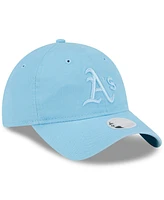 Women's New Era Light Blue Oakland Athletics Doscientos Core Classic 9TWENTY Adjustable Hat