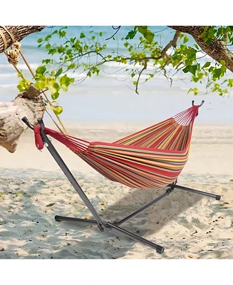 Sugift 2-person Hammock with Stand, Multi-color