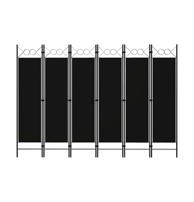 vidaXL 6-Panel Room Divider 94.5"x70.9"