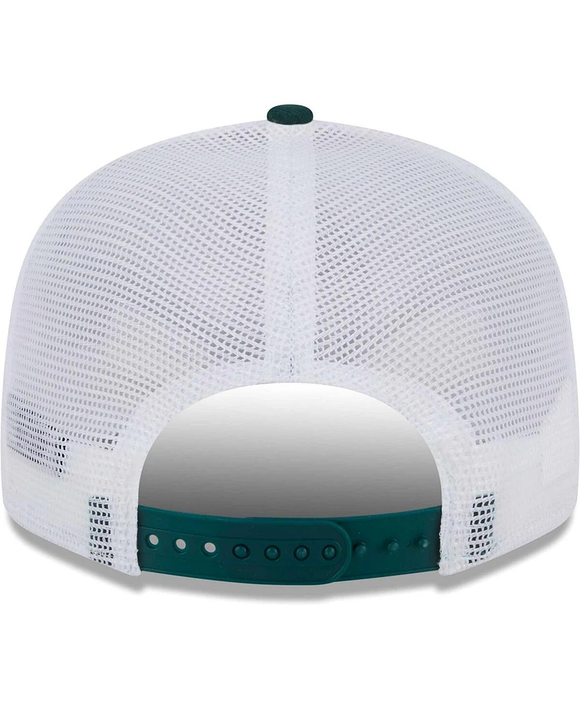 Men's New Era Green Michigan State Spartans Tear Trucker 9FIFTY Snapback Hat