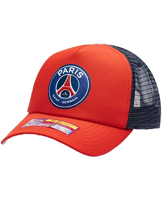 Men's Red Paris Saint-Germain Trucker Adjustable Hat