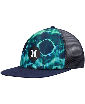 Men's Hurley Navy Balboa Trucker Snapback Hat
