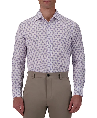 Report Collection Men's Slim-Fit Floral-Print Shirt