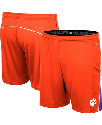 Men's Colosseum Orange Clemson Tigers Laws of Physics Shorts