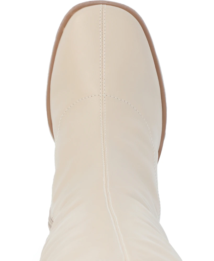 Journee Collection Women's Alondra Wide Width Platform Knee High Boots