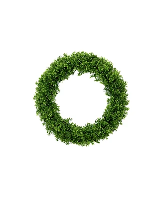 Nearly Natural 20" Artificial Boxwood Wreath