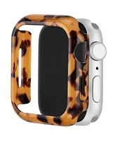 Anne Klein Women's Marbleized Tortoise Acetate Protective Case designed for Apple Watch 40mm