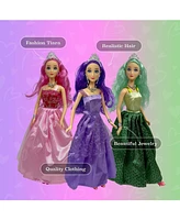 The New York Doll Collection 11.5 Inch Princess Dolls 3 Pack