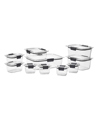 Rubbermaid Brilliance 20-Piece Container Set