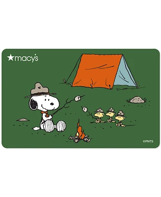 Snoopy Goes Camping E-Gift Card