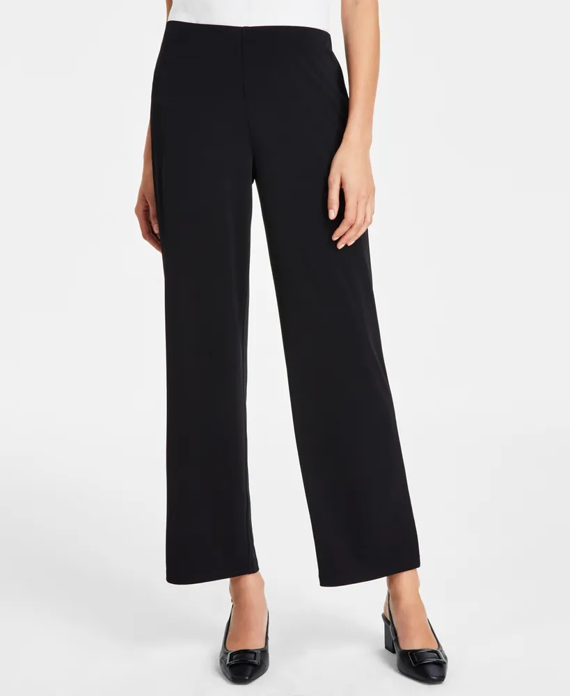 Jm Collection Women's Wide-Leg Pull-On Pants, Regular & Short Lengths, Created for Macy's