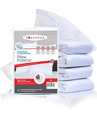 Waterproof Zippered Pillow Protector - Standard Size