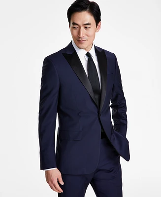 B by Brooks Brothers Men's Classic-Fit Stretch Solid Tuxedo Suit Separates Jacket