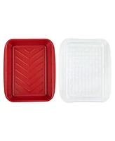 Tovolo Prep Serve Medium Marinade Tray Set