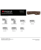 Closeout Hansley Zero Gravity Leather Sectional Collection Created For Macys
