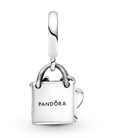 Pandora Sterling Silver Shopping Bag Dangle Charm