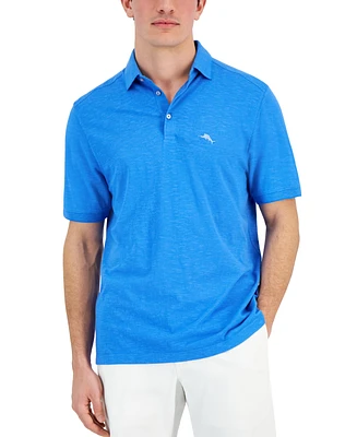 Tommy Bahama Men's Portola Point Space-Dyed Stripe Polo Shirt