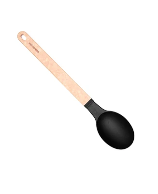 Epicurean Gourmet Series Nylon Medium Spoon with Black Head Handle, 13.25"