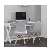 Set Of 2 Lyon Accent Chairs, Modern Chair For Bedroom, Entryway, And Living Room