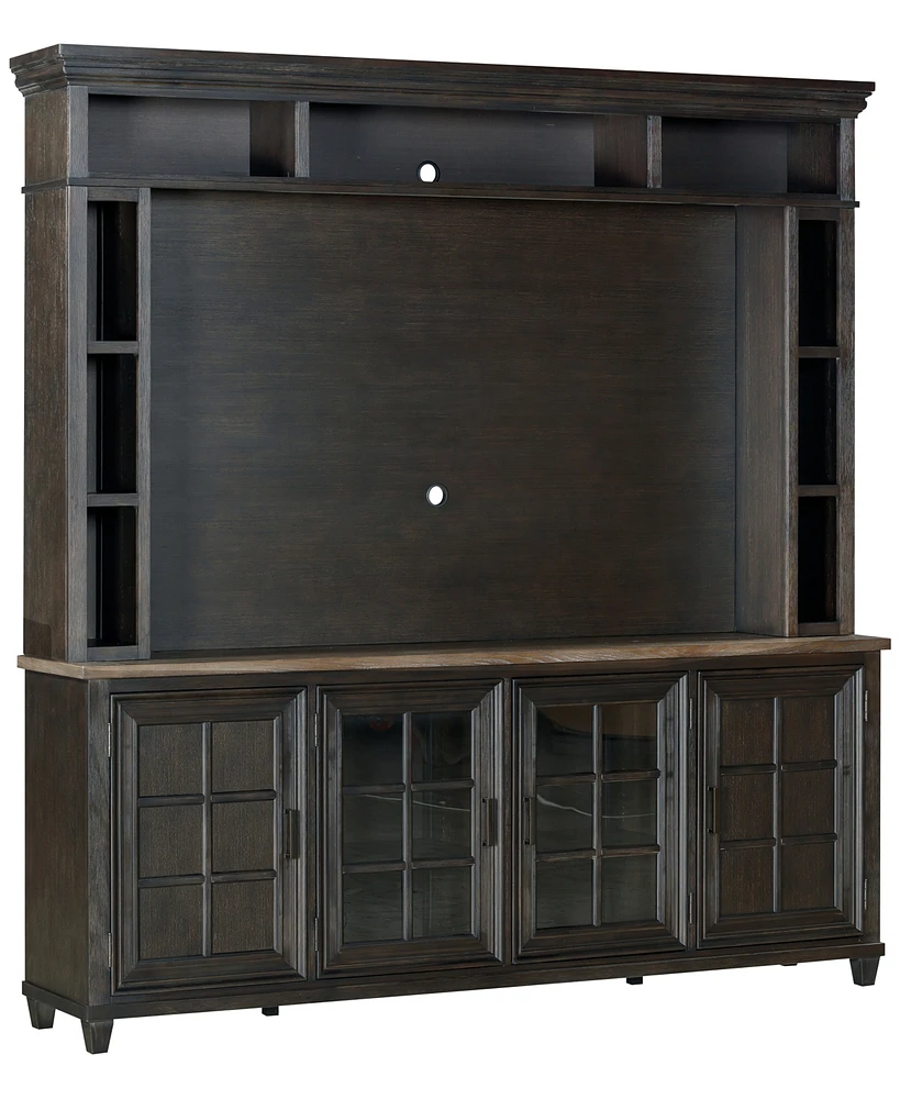 84" Dawnwood Tv Console with 4 Doors