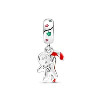 Pandora Sterling Silver Gingerbread Man Dangle Charm