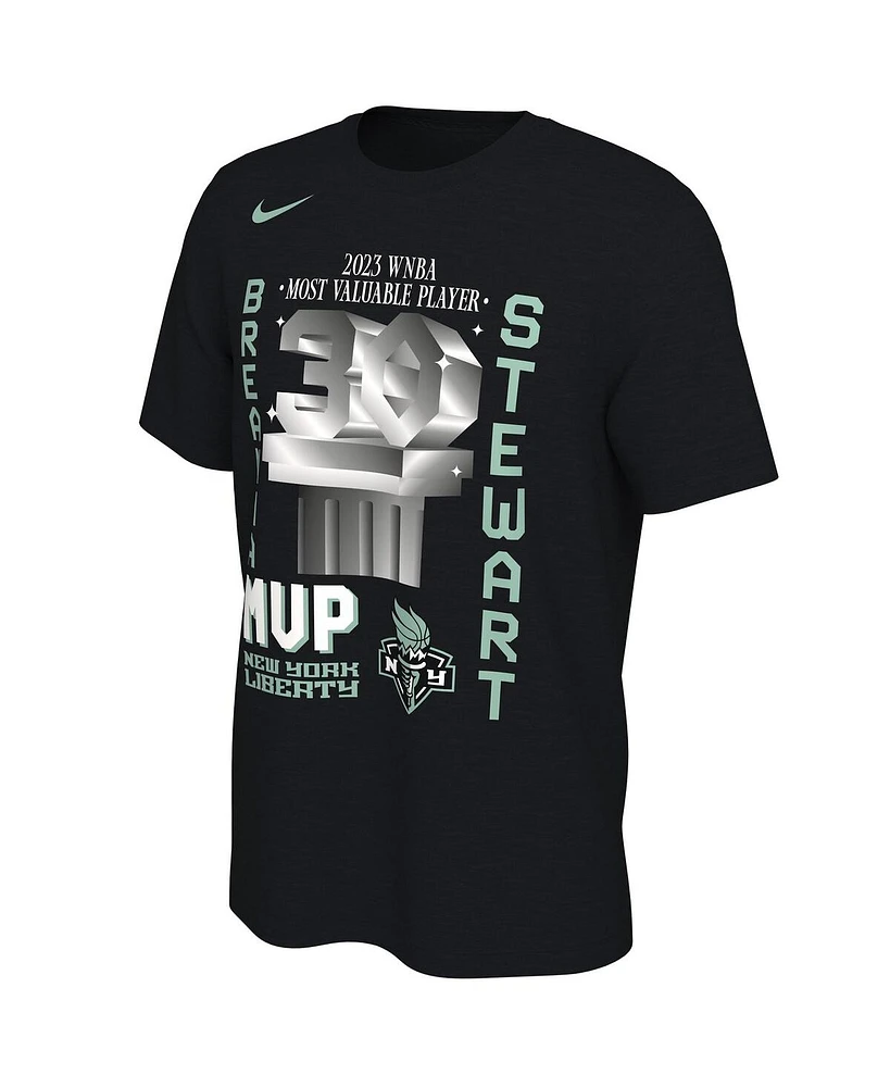 Men's Nike Breanna Stewart Black New York Liberty 2023 Wnba Mvp T-shirt