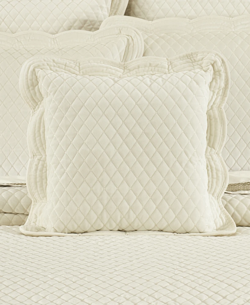 J Queen New York Marissa Quilted Decorative Pillow, 18" x 18"