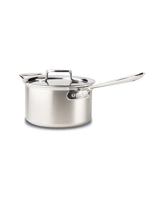 All-Clad D5 Stainless Steel Brushed 5-Ply Bonded 4 Qt. Sauce Pan with Lid