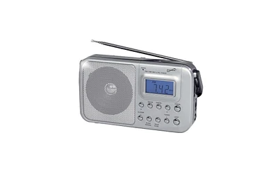 Supersonic 4 Band Am/Fm/SW1-2 Pll Radio - Silver