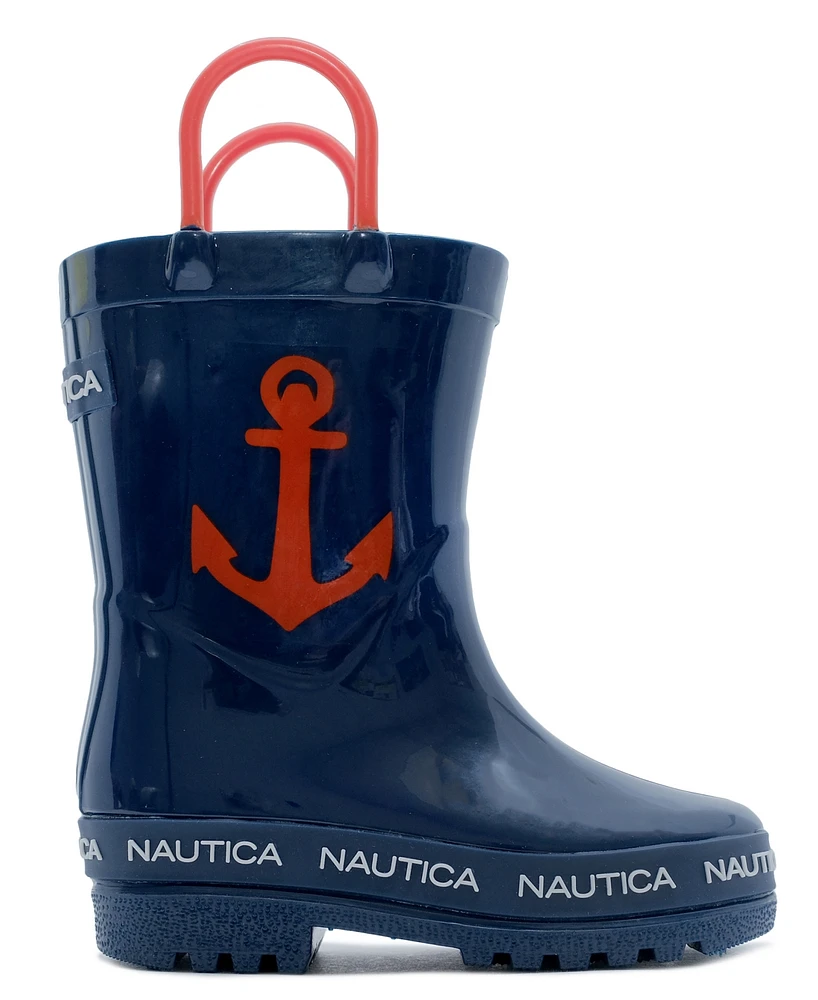 Nautica Toddler Boys Everett Pull On Rain Boots