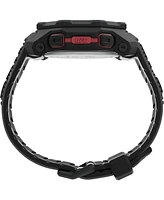 Timex Ufc Men's Knockout Digital Black Polyurethane Watch, 48mm
