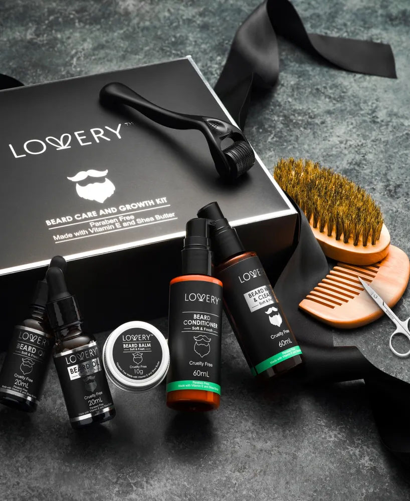 Lovery 11-Pc. Men's Beard Grooming Gift Set