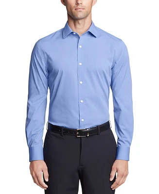 Tommy Hilfiger Men's Th Flex Essentials Wrinkle-Resistant Stretch Slim-Fit Dress Shirt