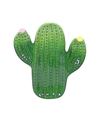 Certified International Cactus Verde 3-d Chip and Dip