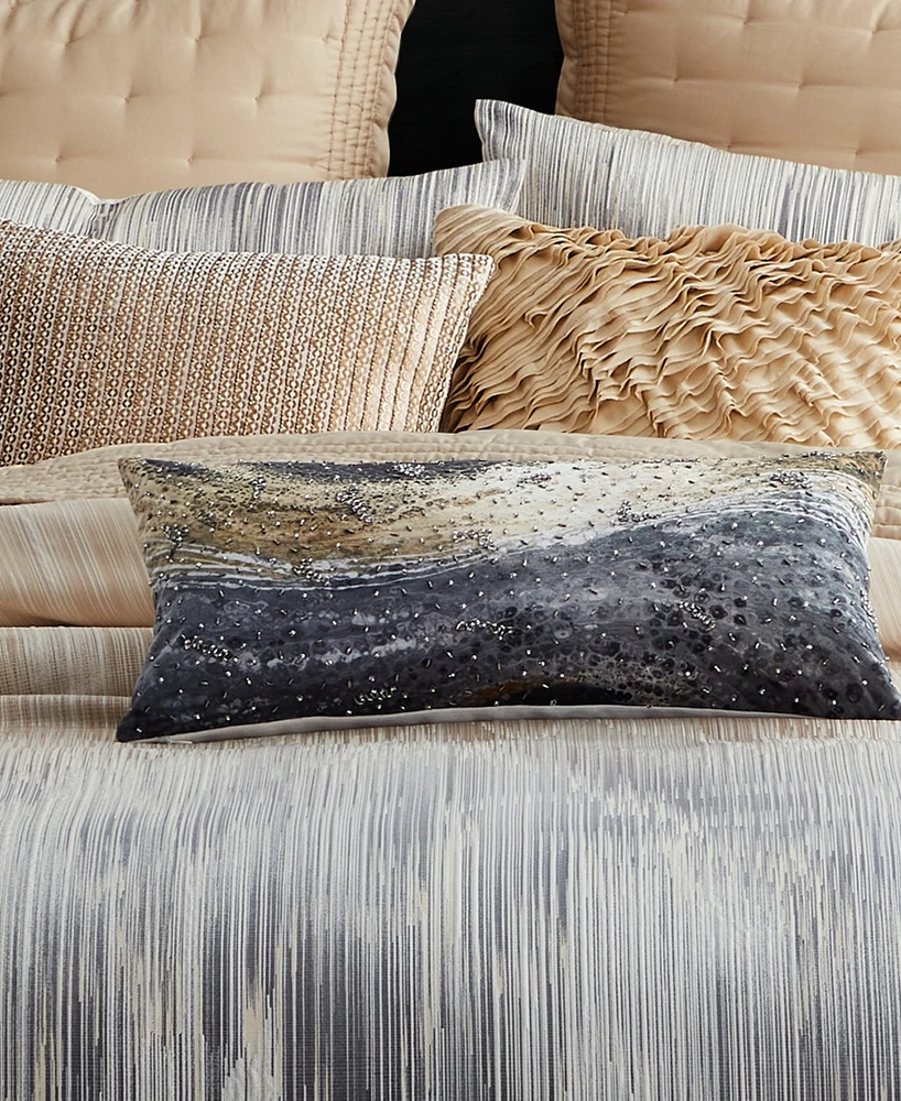 Donna Karan Home Galaxy Decorative Pillow, 11" x 22"