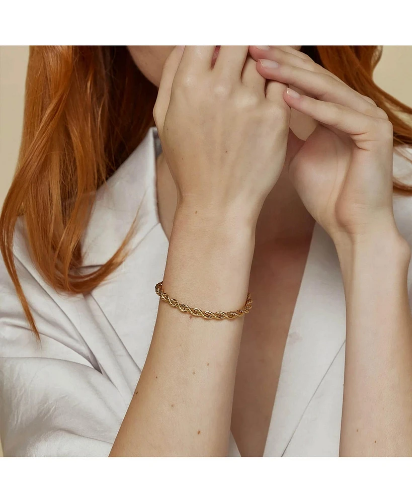Bearfruit Jewelry Intertwined Rope Statement Bracelet